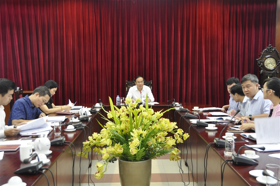 Tiểu ban Nội dung - Thư ký Đại hội ASOSAI 14 họp lần thứ nhất